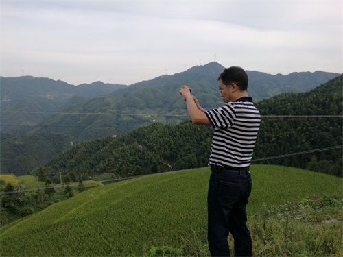 考察天門土坪梯田