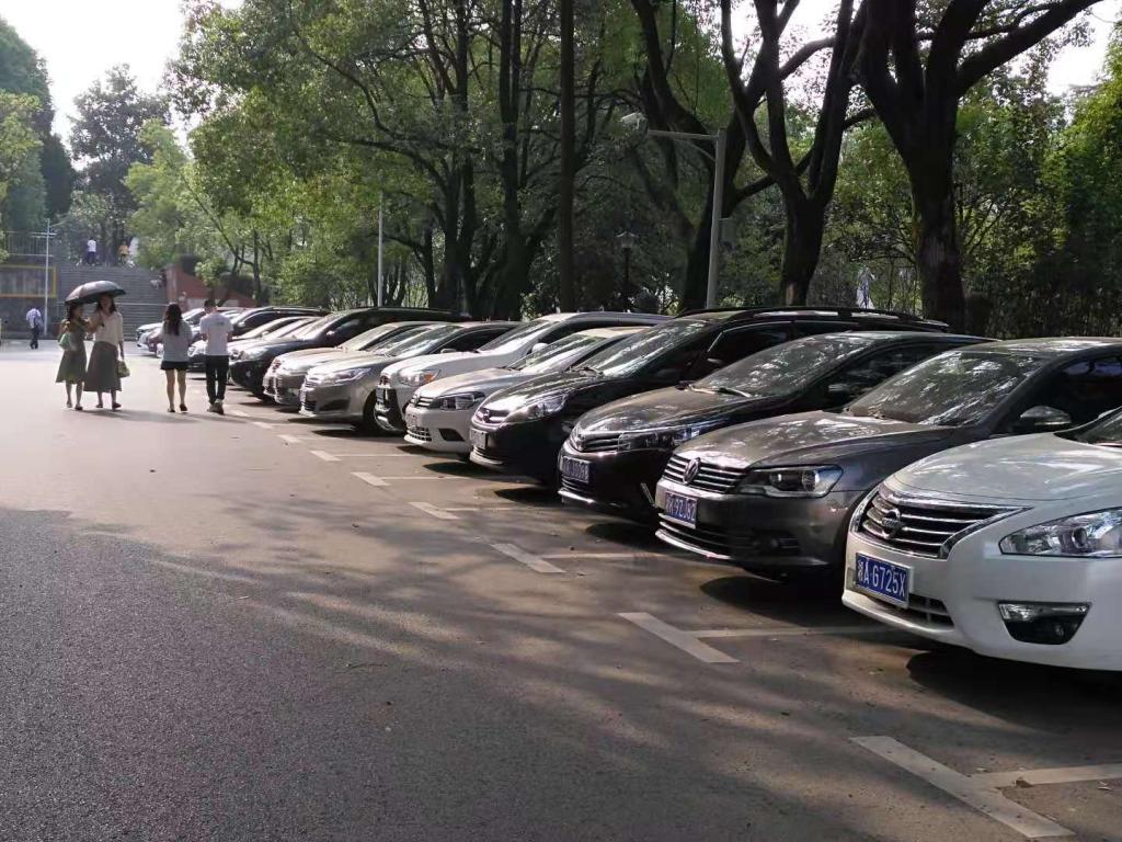 規(guī)范停車、秩序井然現(xiàn)場