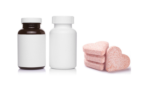 心形瓶裝壓片糖果代加工